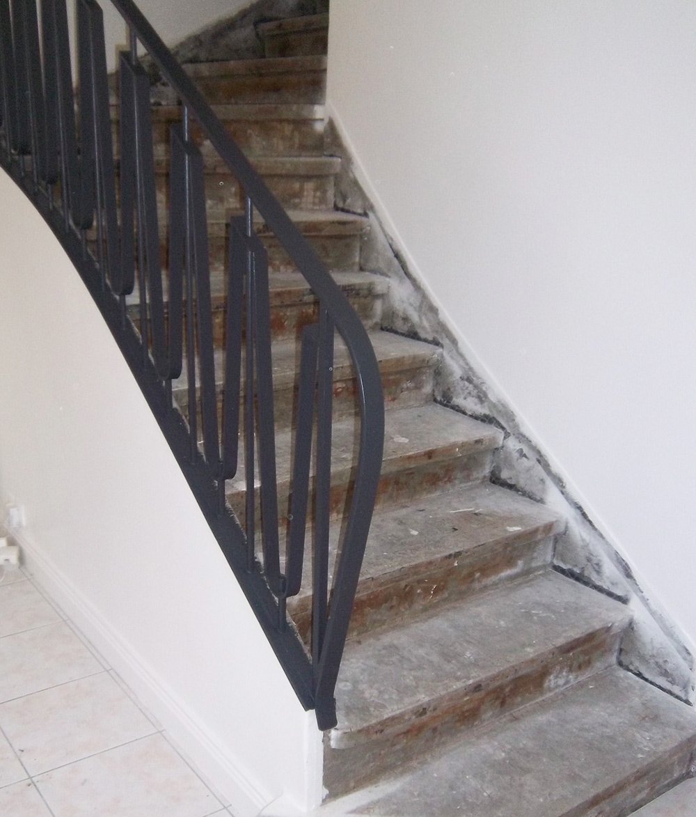 Laminát Anthrazit – před renovací