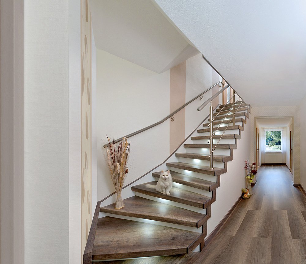 Realizace renovace schodiště